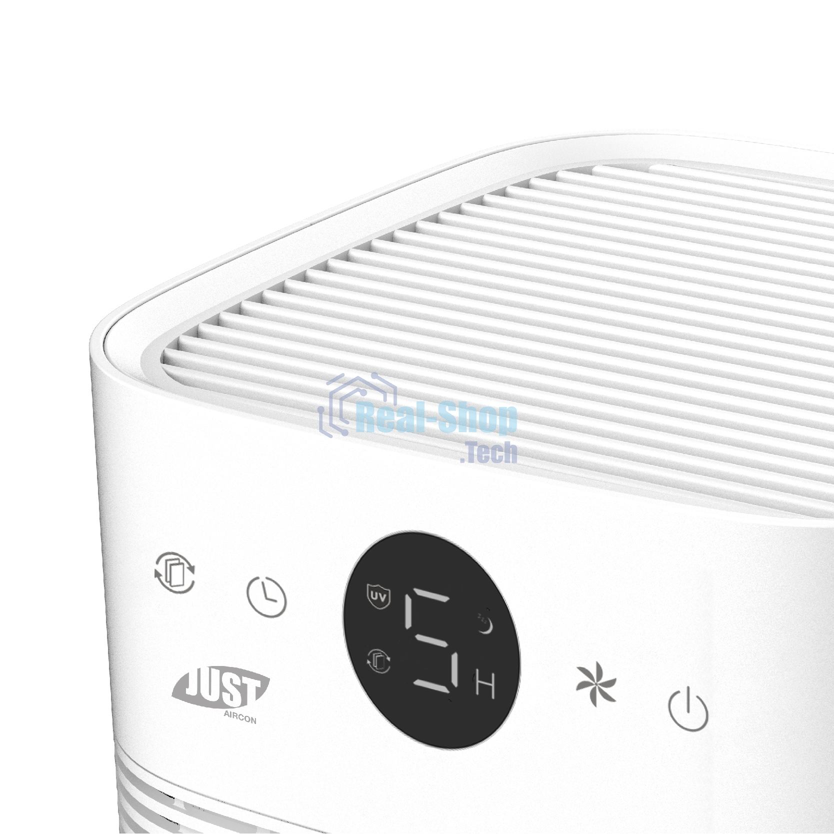 Очиститель воздуха Just Aircon JSA-10A2DW белый, 12 м², HEPA-фильтр, угольный фильтр