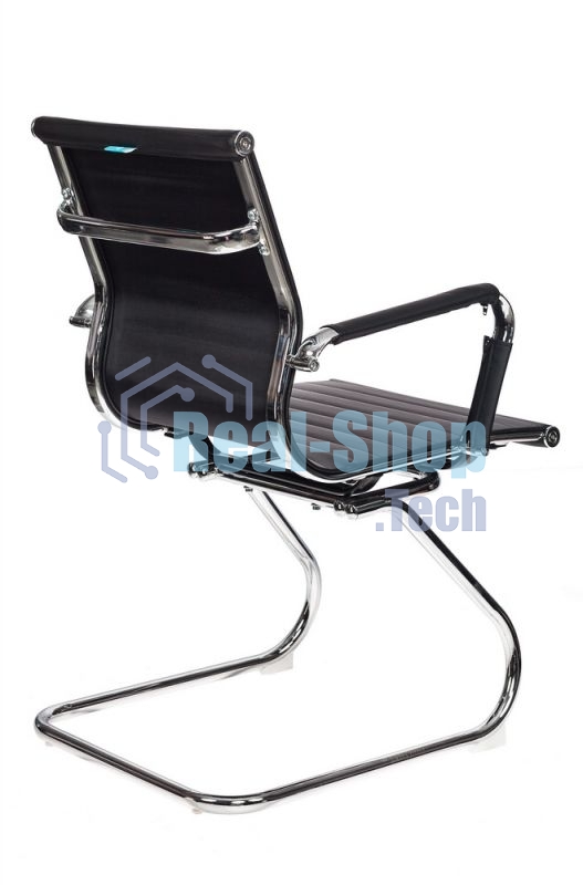 Кресло компьютерное Бюрократ CH-883-LOW-V/BLACK черный, искусственная кожа, низкая спинка, в коробке 2 шт, цена за 1 шт