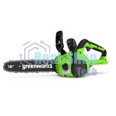 Цепная пила аккумуляторная GreenWorks GD24CS30K4, 24V, 30 см, бесщеточная, c АКБ 4 А·ч и ЗУ (2007007UB)