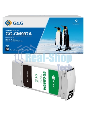Картридж струйный G&G GG-CM997A 761 матовый черный (775 мл) для HP Designjet T7100/T7200