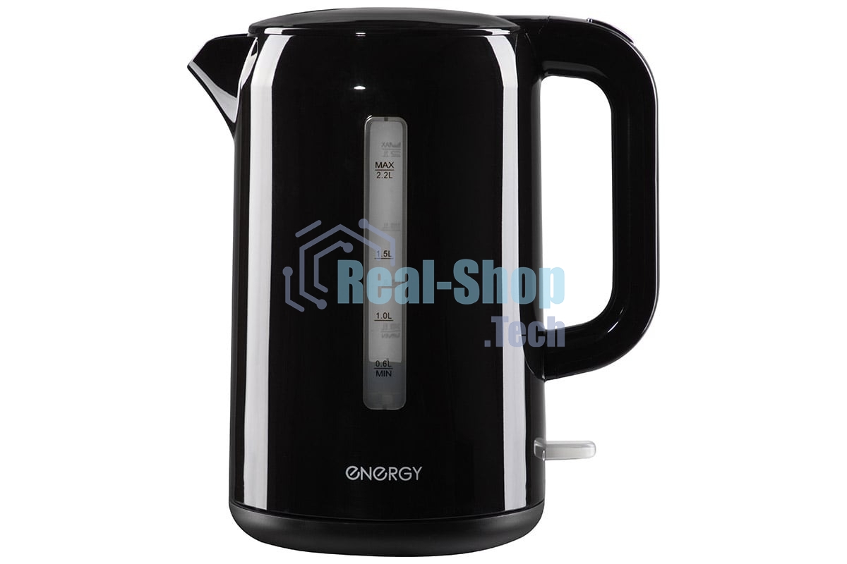 Чайник электрический Energy E-225 2.2л, пластик, черный