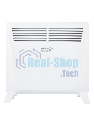 Конвектор Аксион ТКС-1000, белый, 1000 Вт, 15 м2, термостат