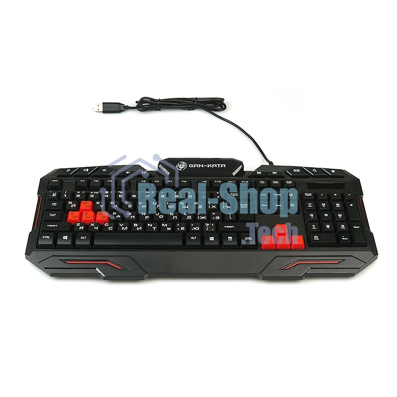 Клавиатура проводная Dialog Gan-Kata KGK-11U черный USB, игровая