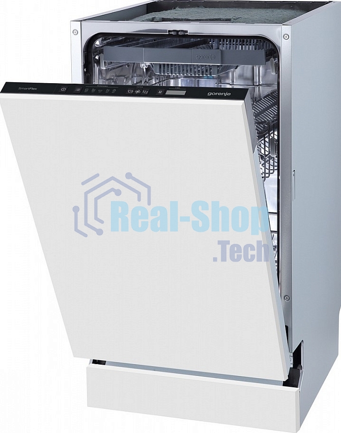 Встраиваемая посудомоечная машина Gorenje GV563E11 белый, 44.8 см, 10 компл., 47 дБ, класс A++