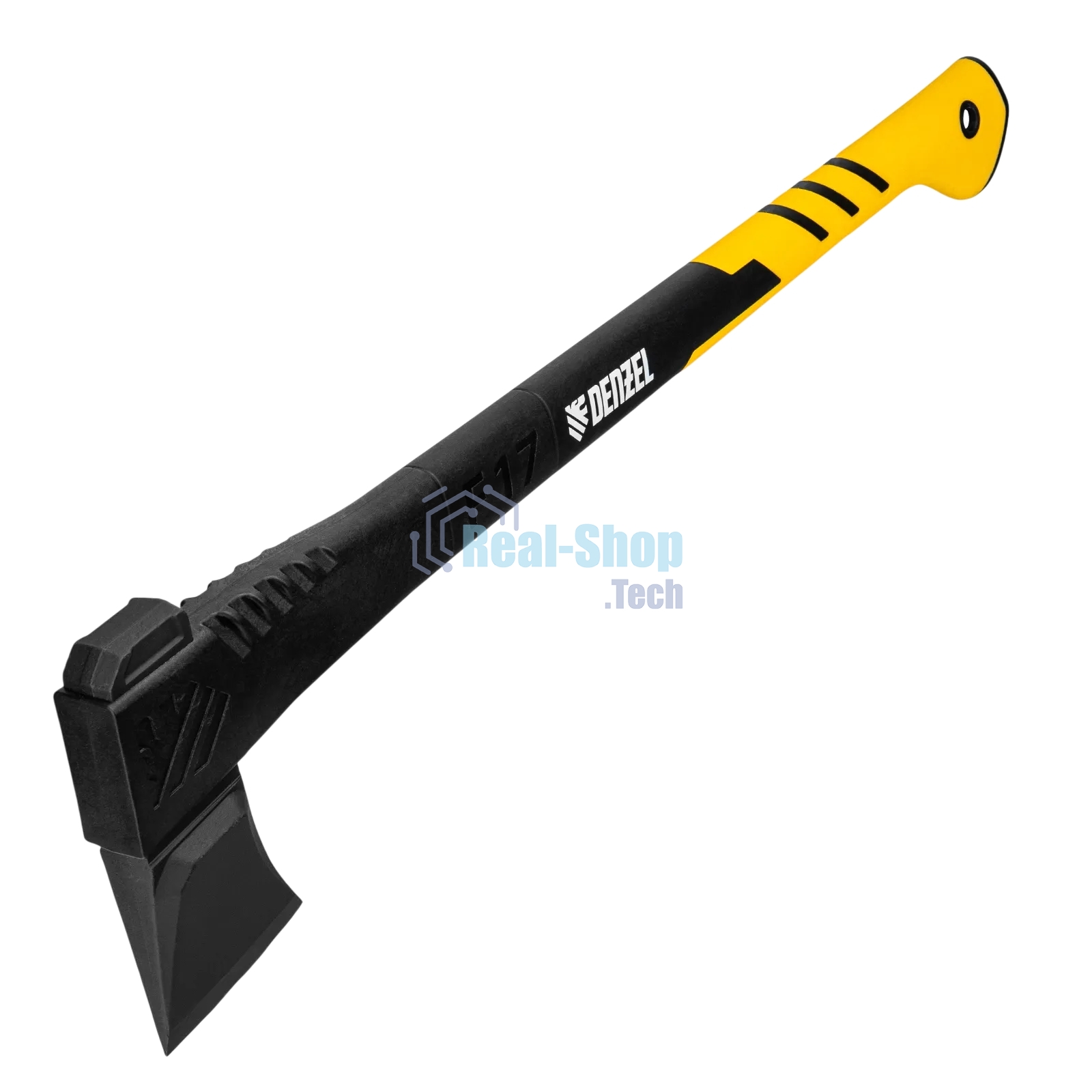 Колун Denzel F17 21438 2500 гр, двухкомпонентная рукоятка, 710 мм