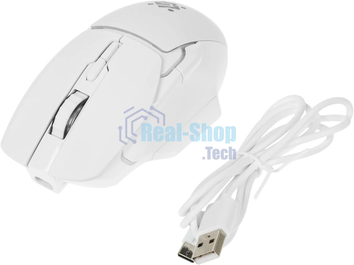 Мышь беспроводная Defender Stix GM-009 белый, 3200 dpi, радиоканал, USB, кнопки - 7