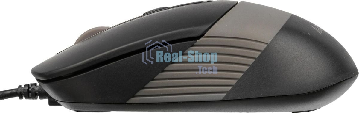Мышь проводная A4Tech Fstyler FM10 черный/серый, 1600 dpi, USB, кнопки - 4