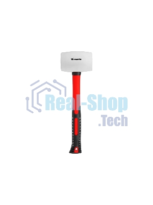 Киянка резиновая Matrix 11196 450 г, белая резина, фибергласовая рукоятка