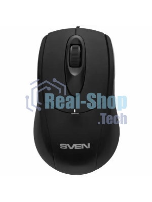 Мышь проводная SVEN RX-110 черный, 1000 dpi, USB, кнопки - 3