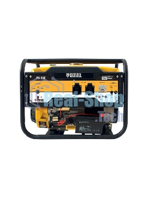 Электрогенератор бензиновый Denzel PS-33E, 3.3 кВт, 85 дБ, 48.5 кг