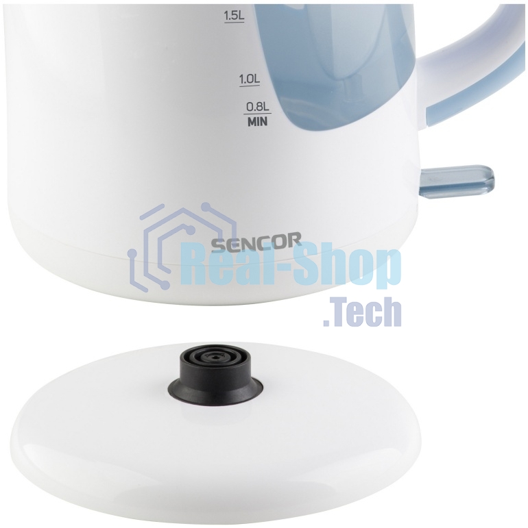 Чайник электрический Sencor SWK 2510WH пластик, 2,5 л, 2200 Вт, белый