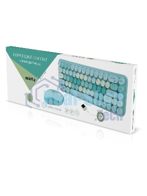 Комплект клавиатуры + мышь Smartbuy (SBC-676390AG-T) 676390 бирюзовый