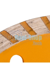 Диск алмазный отрезной Denzel ф125 х 22,2 мм, турбо, сухое резание