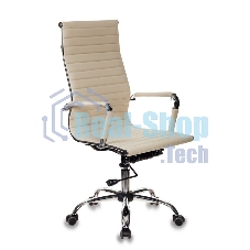 Кресло руководителя Бюрократ CH-883/IVORY слоновая кость, искусственная кожа, крестовина хром (упаковка из 2х шт)