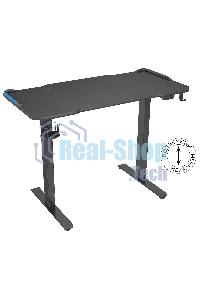 Стол игровой Cactus CS-ED-GbK столешница МДФ карбон, каркас черный