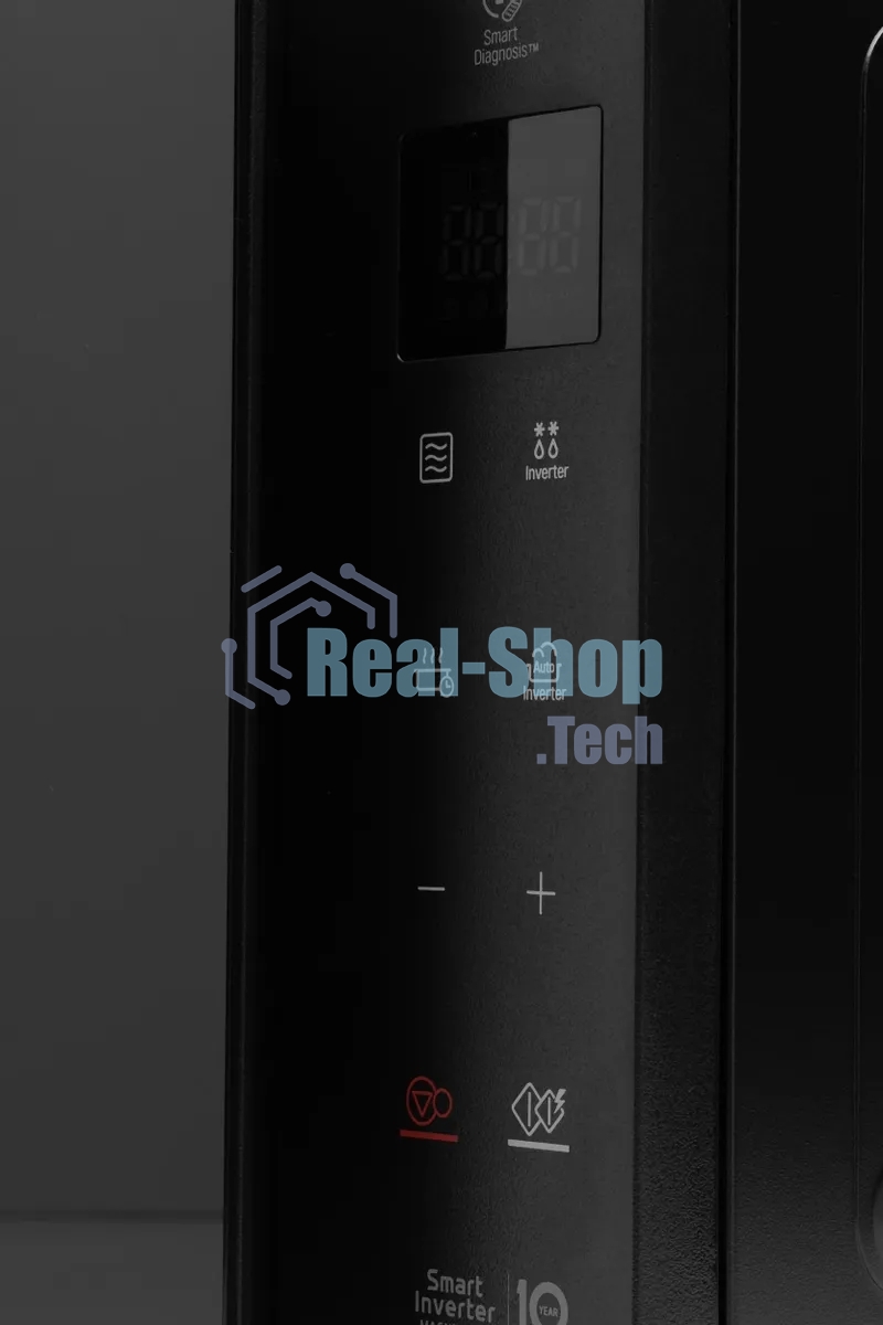 Микроволновая печь LG MW23R35GIB инвертор, черный, 23 л, 1000 Вт, переключатели - сенсор