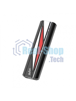 Внешний SSD Netac ZX20L, 512 Gb, USB 3.2 Gen 2x2 Type-C, R/W 2000/1800, черный