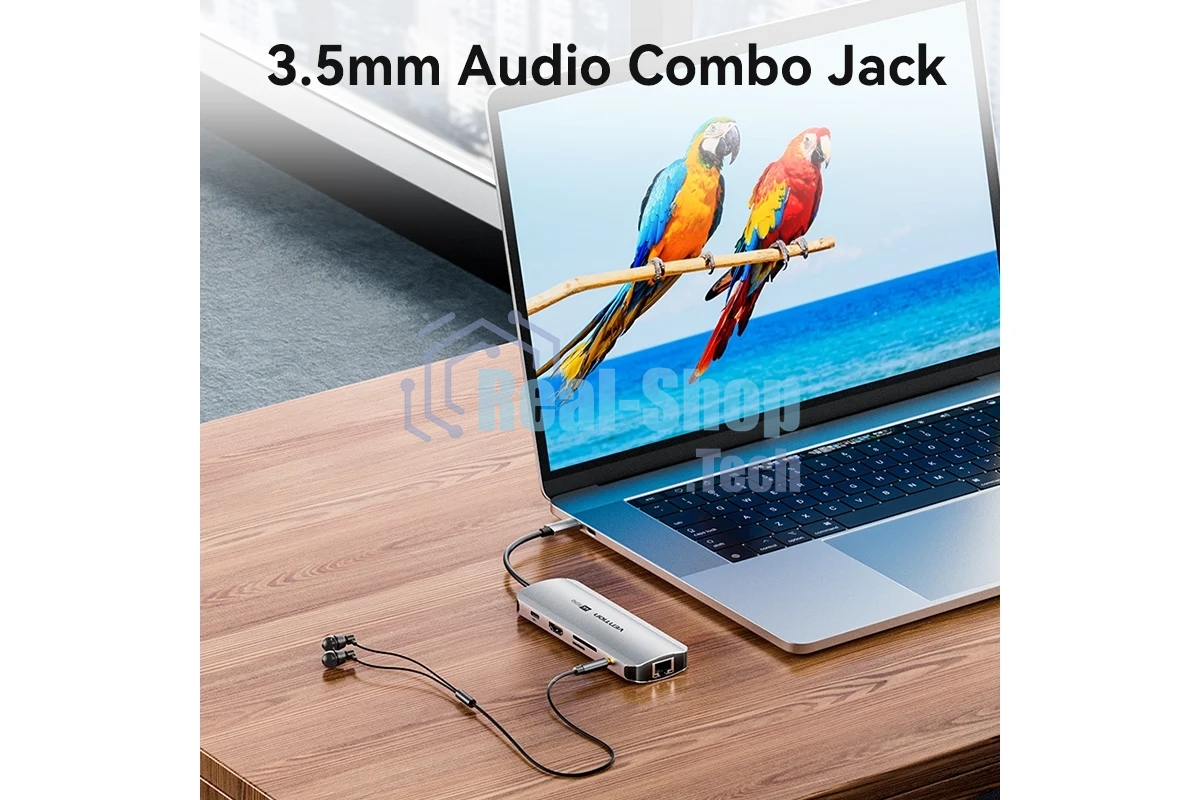 Мультифункциональный хаб Vention USB Type C 9 в 1
