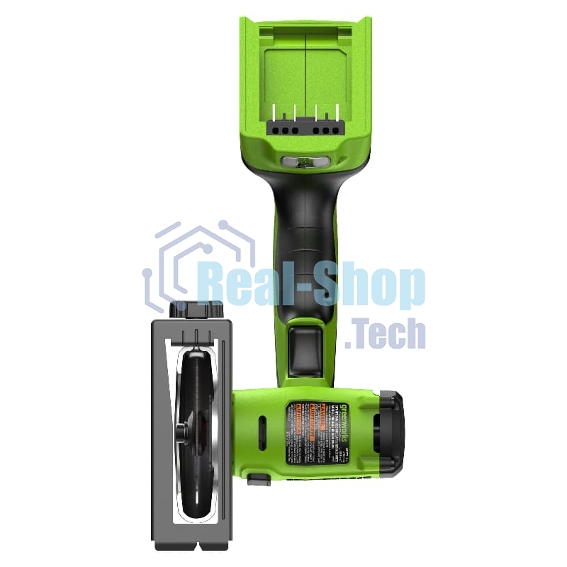 Угловая шлифовальная машина аккумуляторная GreenWorks GD24UCS, 24V, без АКБ и ЗУ (3402007)