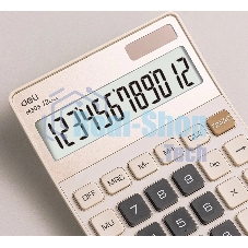 Калькулятор настольный Deli EM309 золотистый 12-разр.