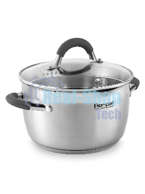 Набор посуды Flamme 4 предм.,кастрюли c/кр 20/24 см,нерж.сталь, RDS-339