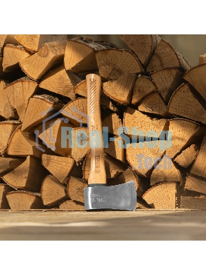 Топор кованый Denzel 1130 г, американский тип, буковая рукоятка, 430 мм, EFP