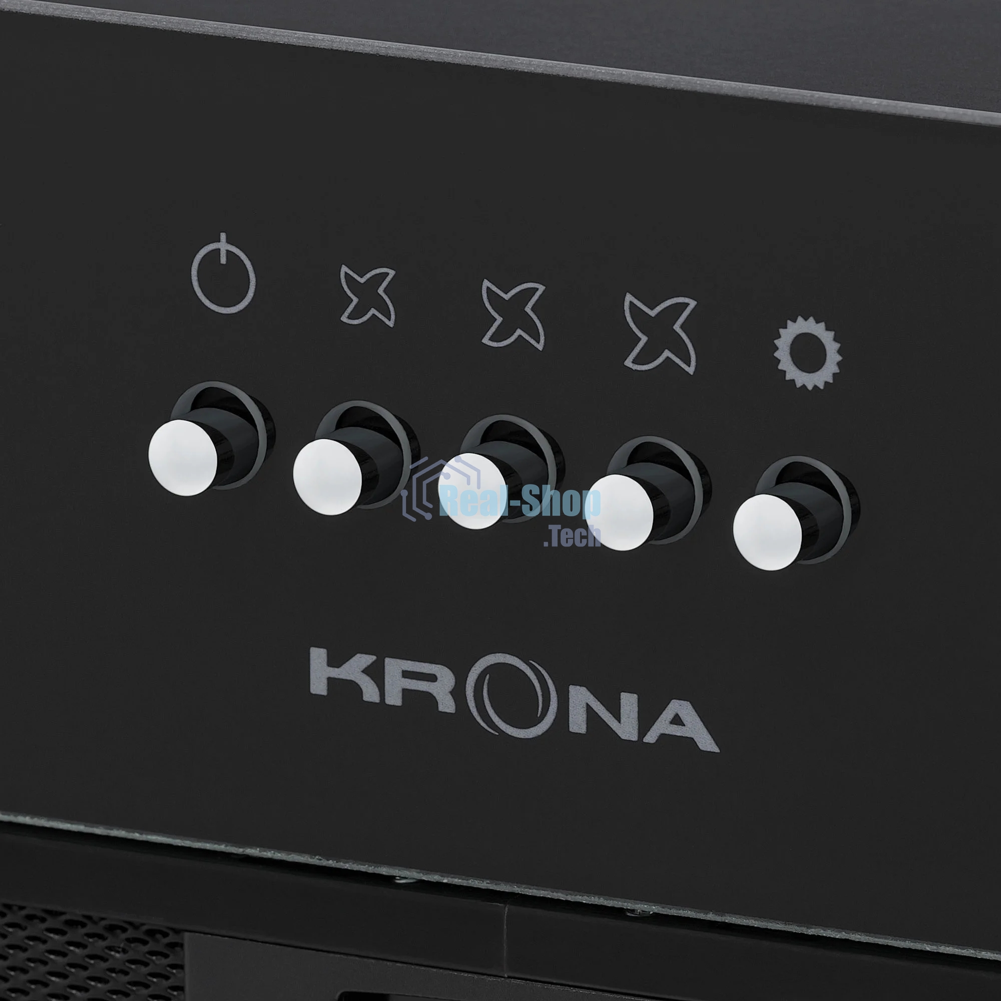 Вытяжка полновстраиваемая Krona WERMUT 500 DN BLACK PB BF