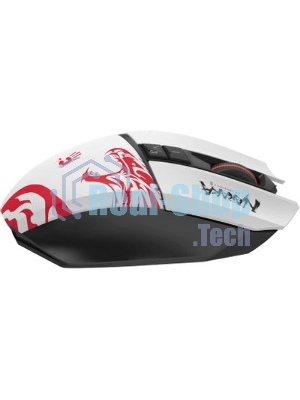 Мышь беспроводная A4Tech Bloody R36 Ultra черный/белый/красный, 12000dpi, USB, радиоканал, кнопки - 7