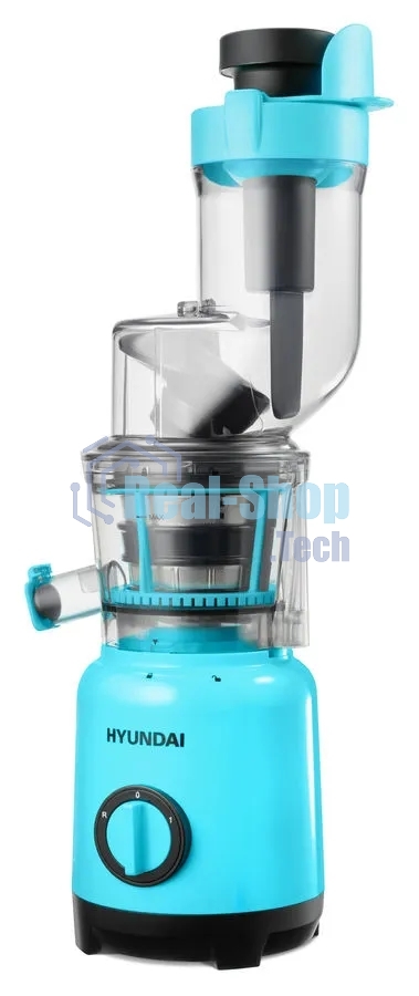 Соковыжималка шнековая Hyundai HY-JS6534 300Вт рез.сок.:600мл. светло-синий