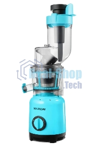 Соковыжималка шнековая Hyundai HY-JS6534 300Вт рез.сок.:600мл. светло-синий