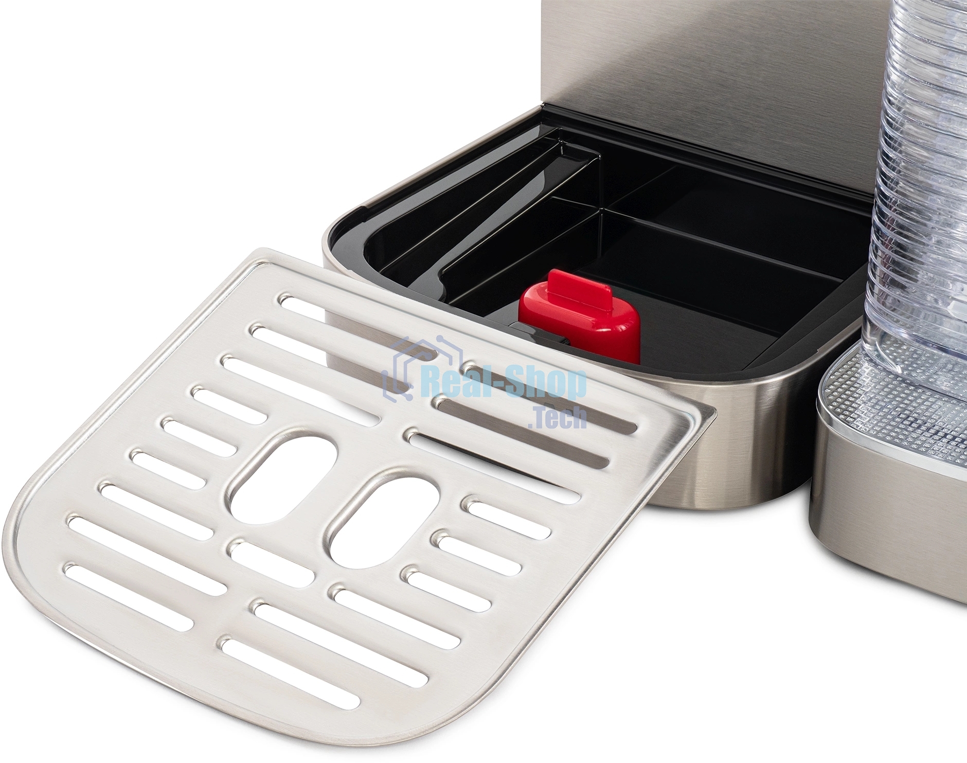 Кофеварка рожковая Hyundai HEM-9999 серебристый, исп. кофе - молотый, 1.3 л, 1350 Вт, 20 бар