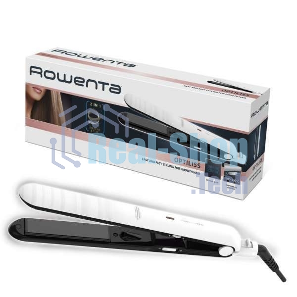 Выпрямитель для волос Rowenta SF3210F0 45 Вт, 130°-230°С, белый/черный