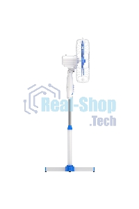 Вентилятор напольный Maxvi FS1645 white-blue