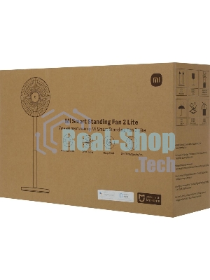 Вентилятор Xiaomi Mi Smart Standing Fan 2 Lite белый, напольный, 15 Вт, 100 скоростей, 35.5 см