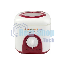 Фритюрница Sakura SA-7654R белый/красный, 950 Вт, 1.0 л, 0.1 кг, антипригарное покрытие