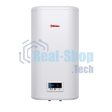 Водонагреватель Thermex Flat Plus IF 50V (PRO) накопительный электрический 50 л потребляемая мощность 2 кВт (220 В) электронное управление магниевый анод (2 шт.) вертикальный монтаж на стену с нижней подводкой (½') максимальная температура нагрева воды до
