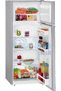 Холодильник Liebherr CTELE 2531-26 001 серебристый двухкамерный 189/44л морозилка сверху