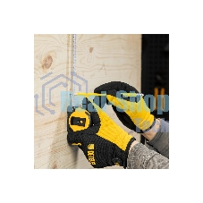 Рулетка Denzel 3м х 16мм, двухкомп. корпус, магнитный обрезиненный зацеп