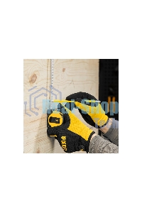 Рулетка Denzel 3м х 16мм, двухкомп. корпус, магнитный обрезиненный зацеп