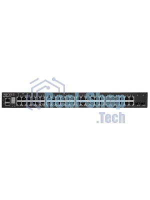Коммутатор 48 x GE + 2 x 10G SFP+ ports + 1 x expansion slot (for dual 10G SFP+ ports) L3 Stackable Switch, w/1 x RJ45 console port, 1 x USB type A storage port, RPU connector, Stack up to 4 units,PoE Budget max. 780W Edge-corE ECS4620-52P