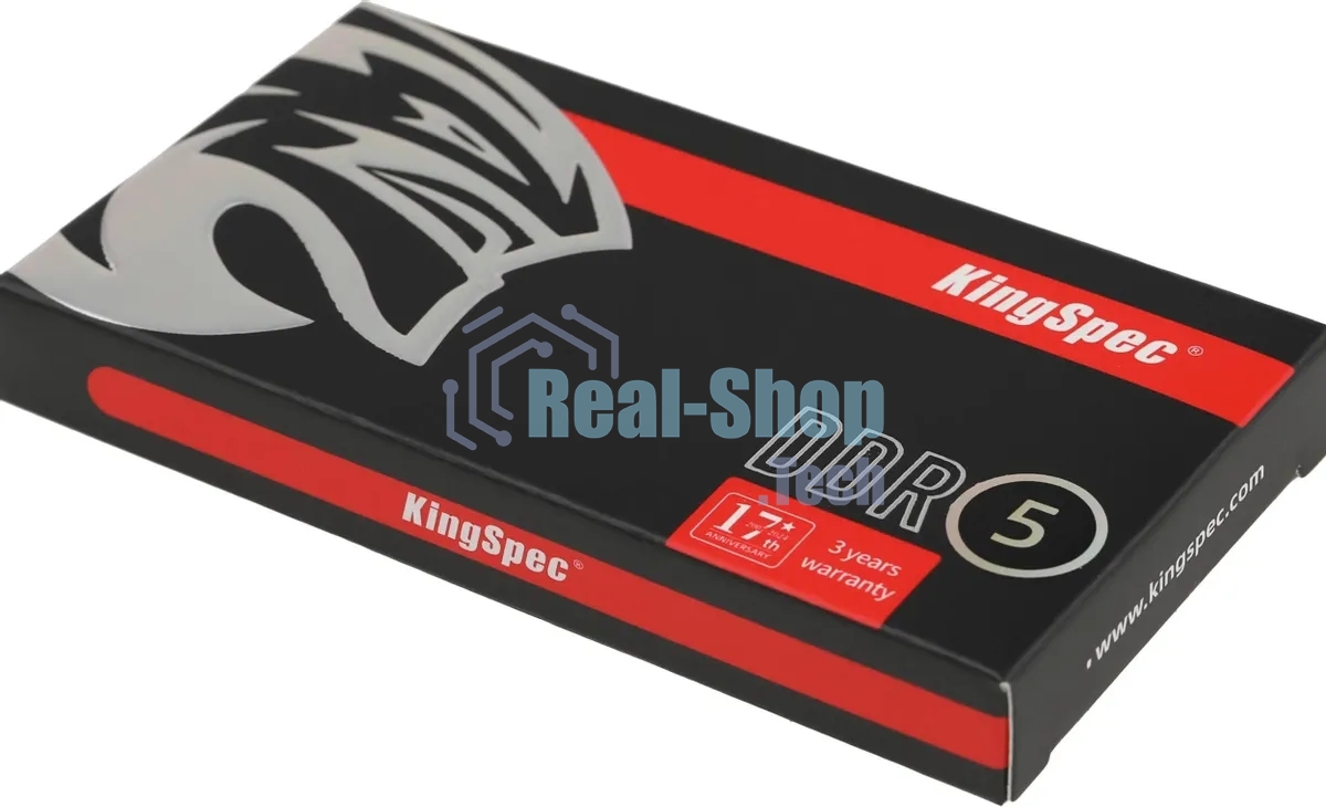 Оперативная память KingSpec DDR5, 16Gb (1x16GB), 4800MHz, CL40 SO-DIMM