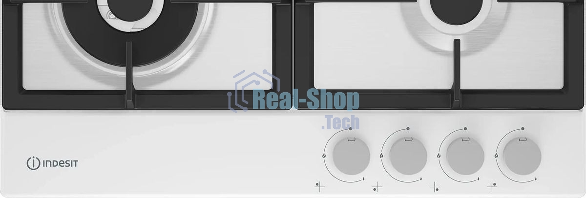 Газовая варочная панель Indesit THPM 642 WS/WH/I, независимая, белый