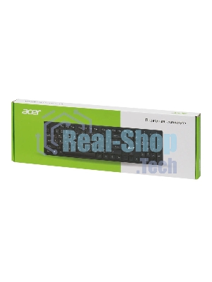 Клавиатура проводная Acer OKW122, USB, черный