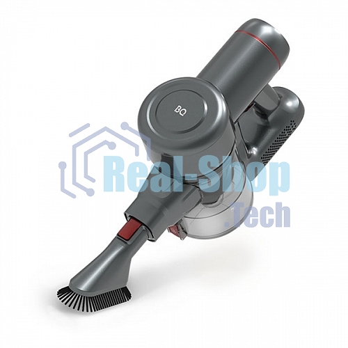 Беспроводной пылесос BQ VCA0202H серый, питание от аккумулятора, 50 Вт, уборка сухая, пылесборник 0.6 л, работа от АКБ max 30 мин.