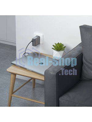Сетевое зарядное устройство Satechi ST-UC100WSM-EU Charger 100W с технологией GaN Power, серый космос