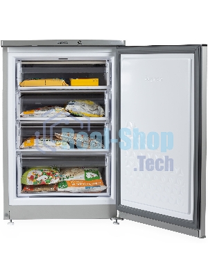 Морозильная камера Бирюса M514 металлик 110л, 4 ящика