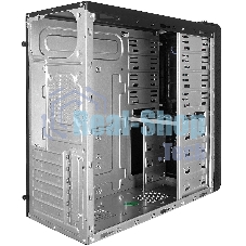 Компьютерный корпус Miditower ExeGate UN-604-UNS450 (ATX, БП UNS450 с вент. 12см, 2хUSB+2хUSB 3.0, аудио, черный)