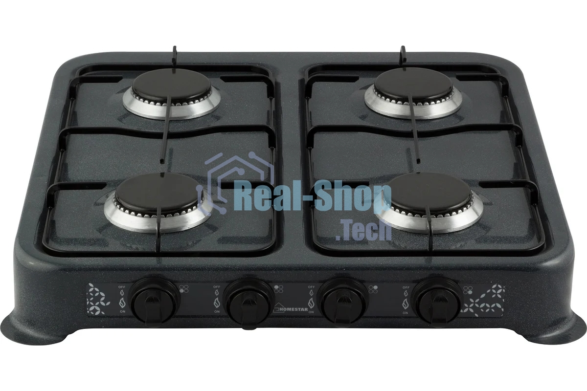 Плита настольная газовая HOMESTAR HS-1204 4-конфорочная (003701)