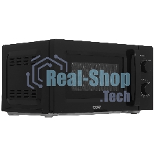 Микроволновая печь ECON ECO-2040M черный, 20 л, 700 Вт, переключатели - поворотный механизм