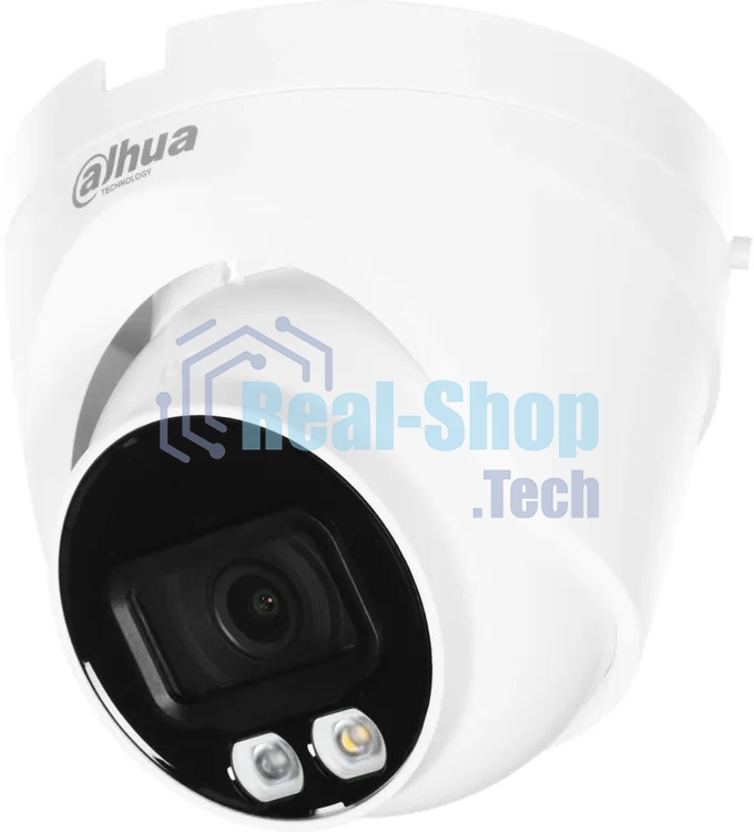 Камера видеонаблюдения Dahua DH-IPC-HDW1239VP-A-IL-0280B, IP, 2 Мп, 2.8 мм, белая